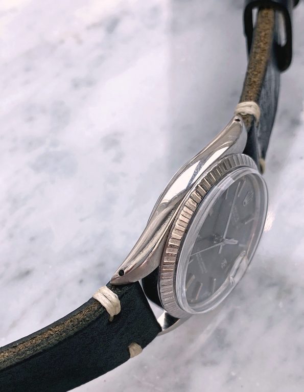 Superrare Grey Linen Dialed Rolex Datejust Automatic Vintage