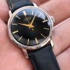 Vintage Alpina Watch with Black GILT Dial
