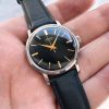 Vintage Alpina Watch with Black GILT Dial
