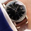 Serviced Vintage Omega Constellation Automatic Chronometer Black Restored Dial 168018