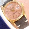 Rolex Day Date Solid Gold Automatic Automatik Custom Pink Dial 1803