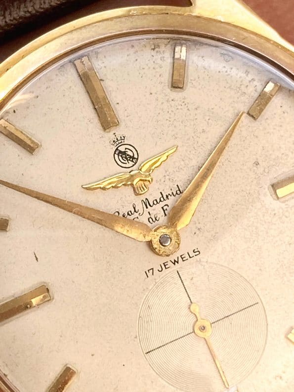 Seltene Real Madrid Uhr mit Box Vintage
