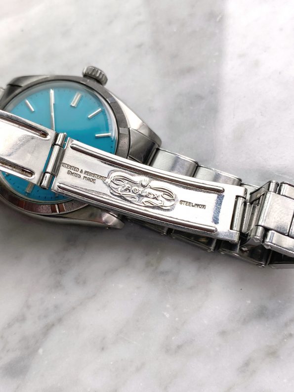 Customised Tiffany Rolex Vintage Precision Steel ref 6426