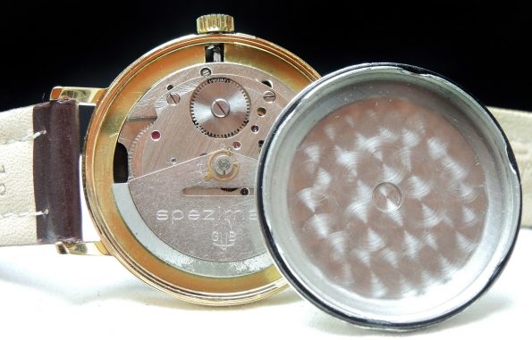 Vintage Glashütte Spezimatic Automatik black dial
