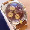 Serviced Breitling Chronomat Vintage Rare Red Dial Automatic B13048