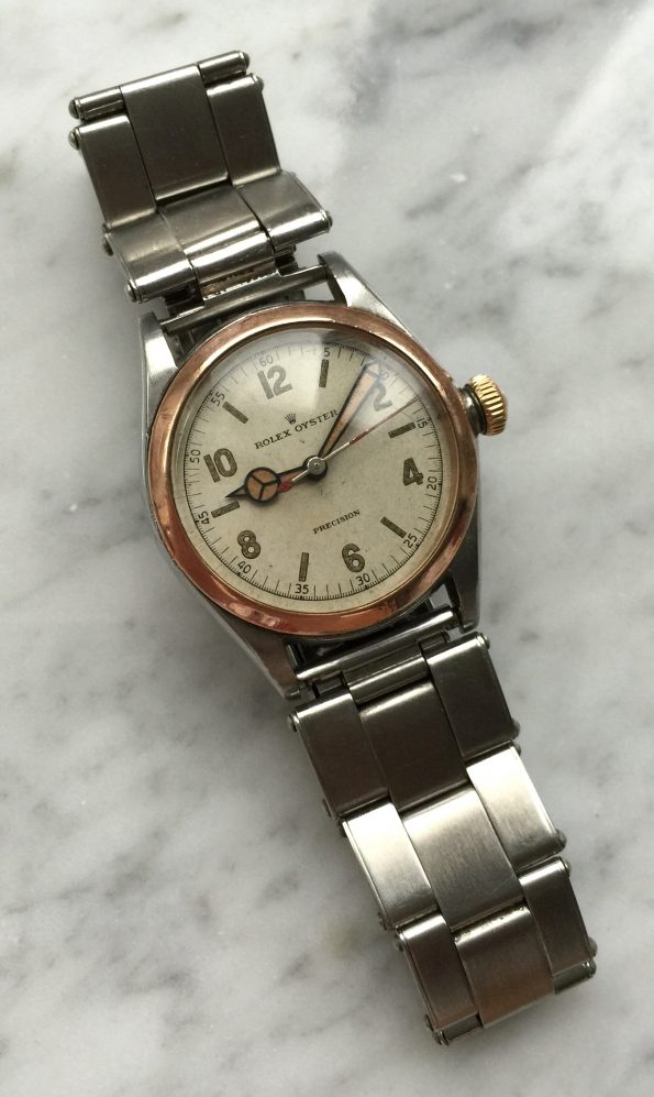 Rolex Oyster Damen Precision Lady from 1957 with Rolex Strap