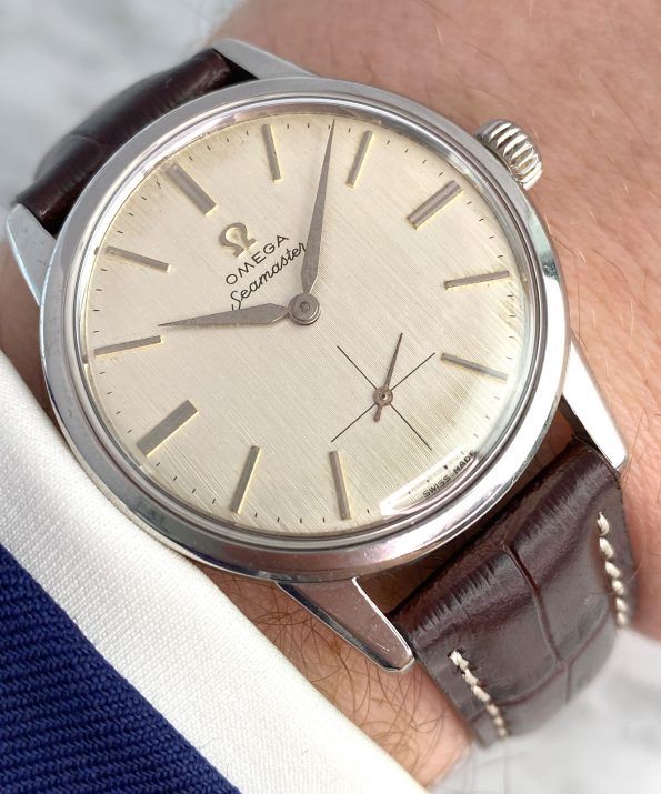 Omega Seamaster Vintage Beautiful Linen dial Serviced 14389