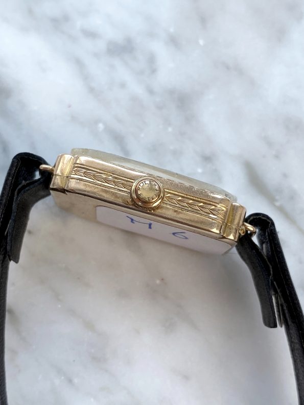 Vintage Rolex Damen Art Deco 9 karat Massivgold