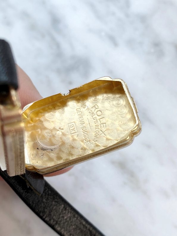Vintage Rolex Ladies Art Deco 9 carat solid gold