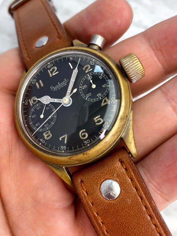 DEFECTIVE REPAIR PROJECT Hanhart Chronograph Vintage WW2 WK2 pilot watch