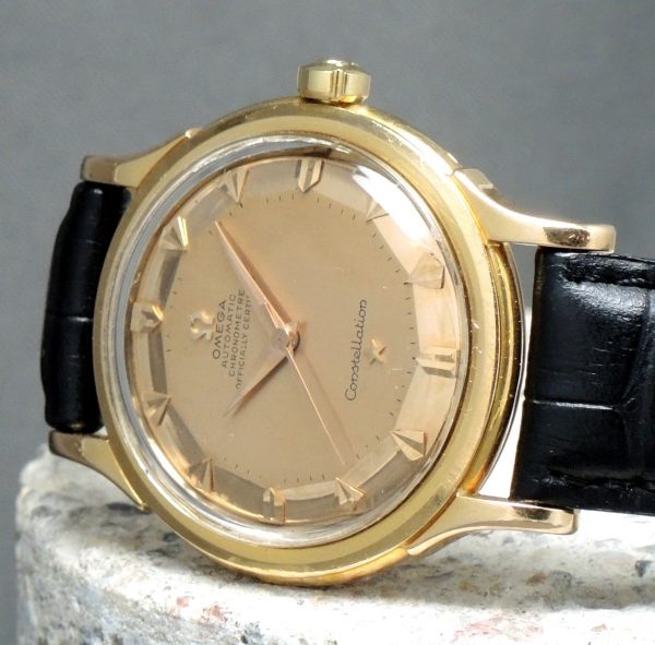 Omega Constellation Pie Pan De Luxe Rotgold 18ct Automatik