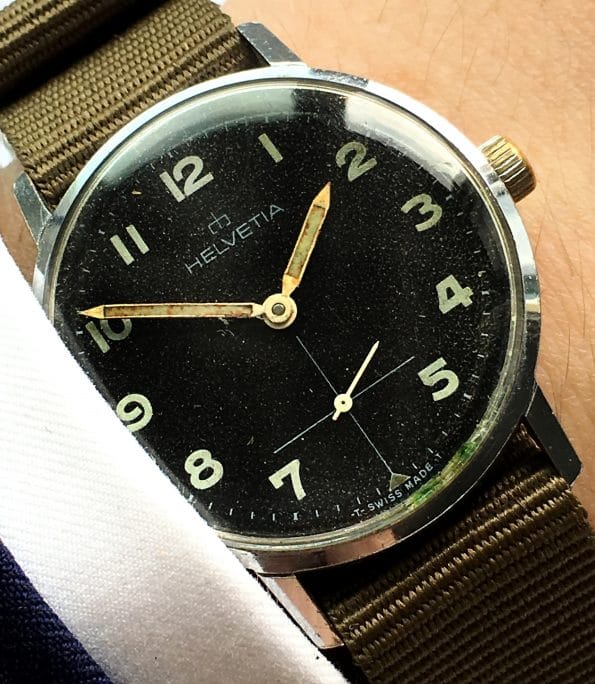 Helvetia Military Vintage Uhr