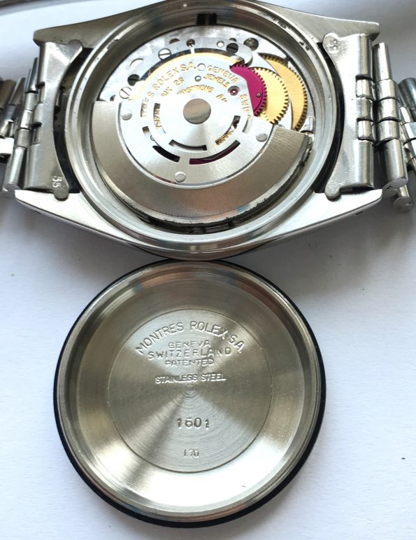 Serviced Rolex Datejust Automatic black dial Vintage