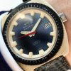 Pretty cool Royce Amphibian divers watch – blue dial white case black bezel