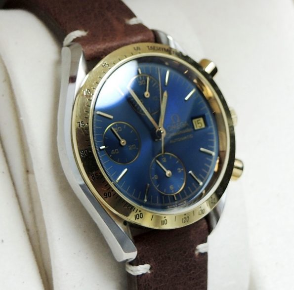 Rare Omega Speedmaster Reduced with blue dial
