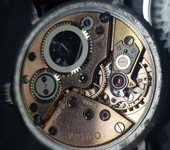 Servicierter Omega Chronometer 36mm Stahl 1945