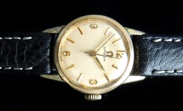 Small Omega Ladies Watch Vintage gold plated