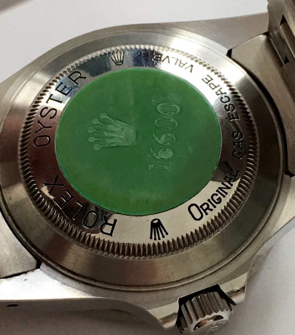 Verklebte Rolex SeaDweller Automatik 16600 Vintage Tritium