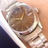 Serviced Rolex Oyster Date Precision 30mm Ladies Damen Chocolate Brown Dial Vintage