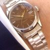 Serviced Rolex Oyster Date Precision 30mm Ladies Damen Chocolate Brown Dial Vintage