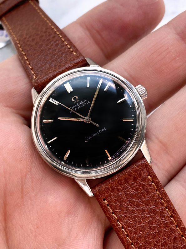 Fully Restored and Serviced Omega Seamaster Automatic Vintage Automatik Black Dial 165002