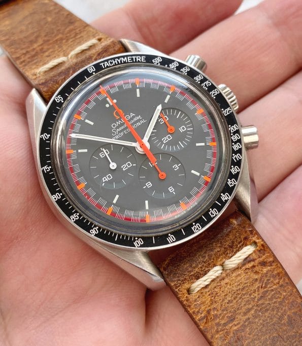 Customised Vintage Omega Speedmaster Moonwatch Chronograph with Japan Racing Dial 145022