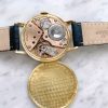 Servicierte 33mm Omega Vintage Calatrava Vollgold Handaufzug Chronometer 30t2rg restauriert