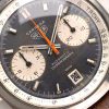 Gepflegte Heuer Carrera Vintage 1153 Automatik Chronograph lila Zifferblatt