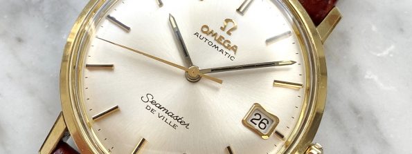 Omega Seamaster De Ville Automatik Vintage Vergoldet mit Datum