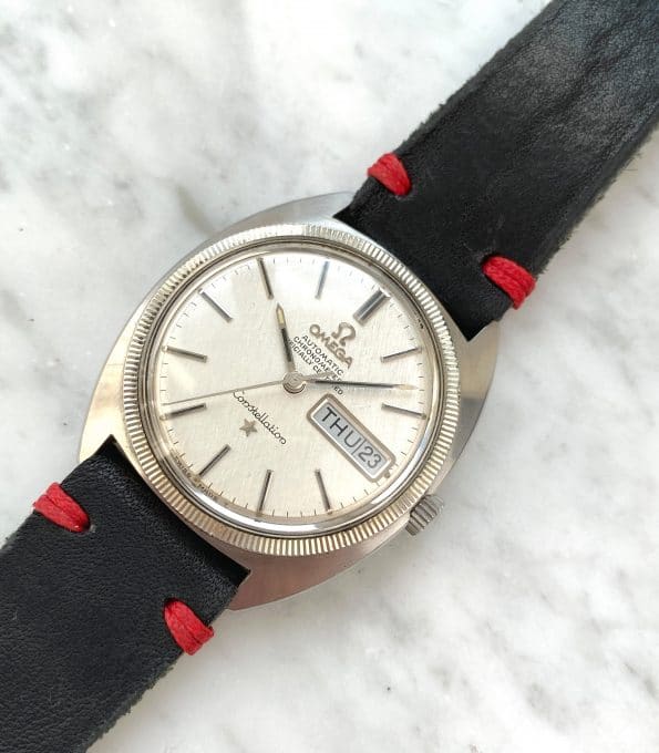 Vintage Omega Constellation Day Date Automatic Linen Dial