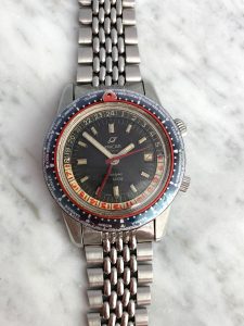 vp3634 PROJECT For Repair Enicar Sherpa Guide 600 Vintage Diver (7)
