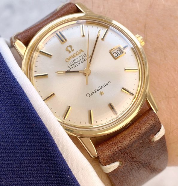 Omega Constellation Chronometer Solid Gold Vintage Automatic 168010