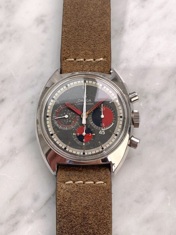 Omega Seamaster Soccer Chronograph Vintage cal 861 145016 rare grey dial