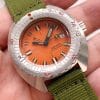 Sharkhunter Doxa Sub 300T Professional Vintage Orange Dial Automatic Synchron Seahunter Diver