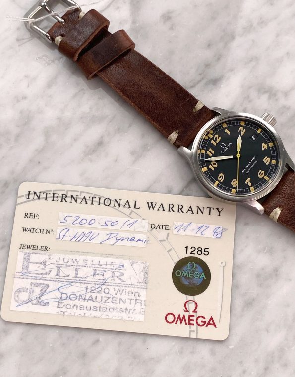 Vintage Omega Dynamic Automatic Original Papers 5200.50
