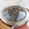Extremely rare and desireable Omega Art Deco Black Dial Stepped Case 26.5 sob