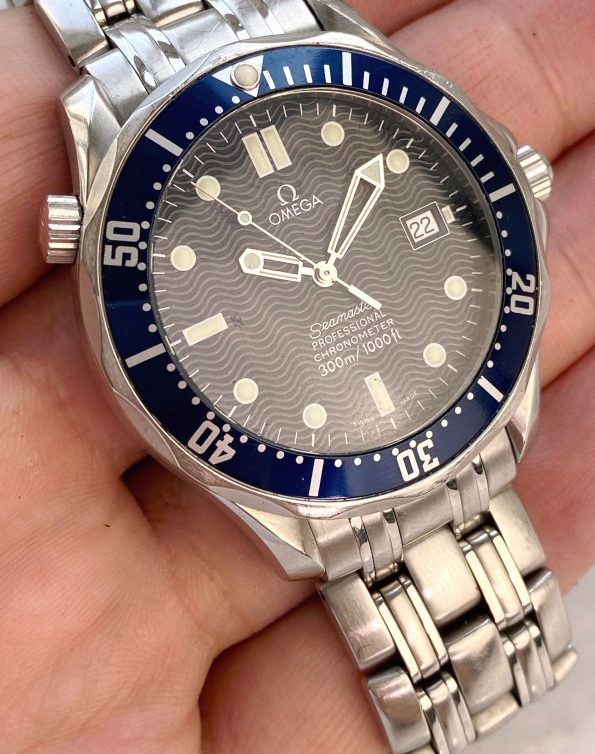 FULL SET James Bond Omega Seamaster 300 Professional Blau Automatik 41mm Chronometer 25318000