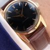 Vintage Omega Seamaster Automatic Rose Gold Plated Black Restored Dial 14700