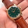 Rolex Oyster Perpetual Custom Green Dial Automatic Automatik Solid ROSE PINK GOLD 6564