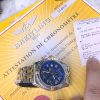 FULLSET Breitling Crosswind Chronograph Automatik Blau Stahl Gold