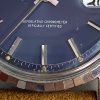 Unrestaurierte blaues Zifferblatt früh 1960 Rolex Datejust 36mm Stahl Vintage 1603