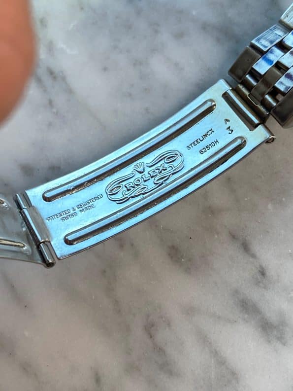Rolex Datejust 36mm Blaues Ziffernblatt Automatik Sapphir No Hole Stahl