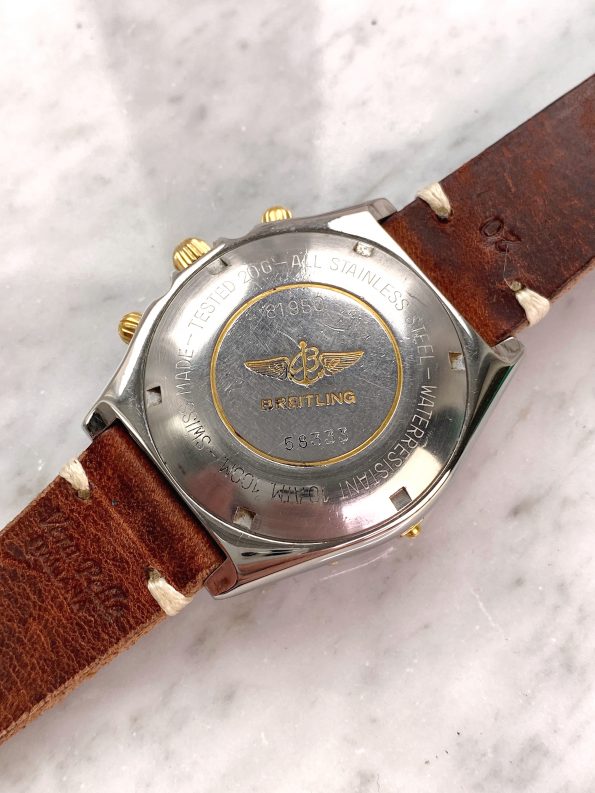 Beautiful Breitling Chronomat Chronograph Ref 81950 Full Set