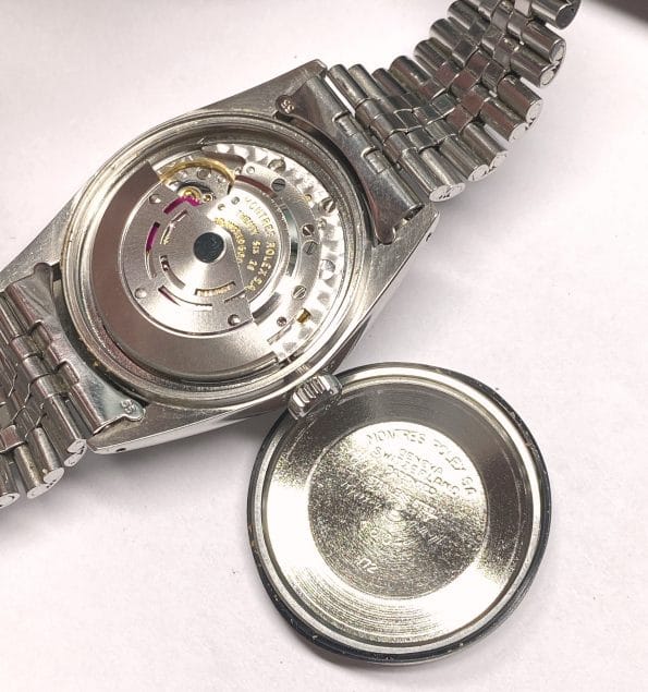 Rolex Oyster Perpetual Datejust 36mm Automatik Silbernes Ziffernblatt