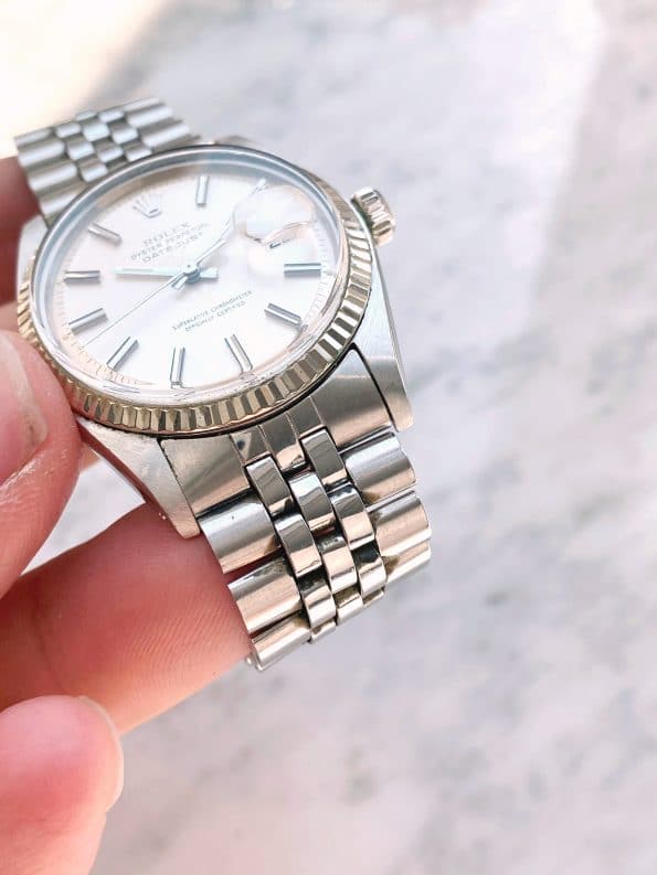 Rolex Oyster Perpetual Datejust 36mm Automatic Automatik Silver Dial
