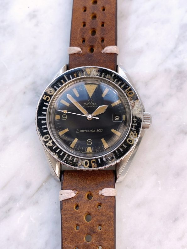 Serviced Vintage Omega Seamaster 300 Automatic Diver Big Triangle DATE EXTRACT