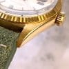 Rolex Day Date Solid Gelbgold Vintage Tritium Zifferblatt Serviciert Ref 1803
