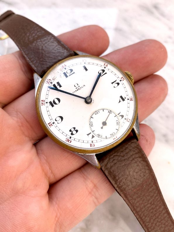 Vintage Omega Pocket Watch Marriage 43mm Serviced Custom Case