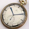 Omega Pocket watch Vintage 14ct Gold Sector Dial Taschenuhr