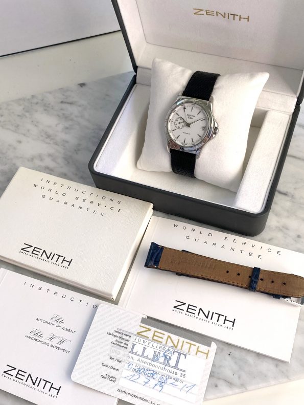 Zenith Elite Dual Time GMT Full Set Automatic Vintage 020030682